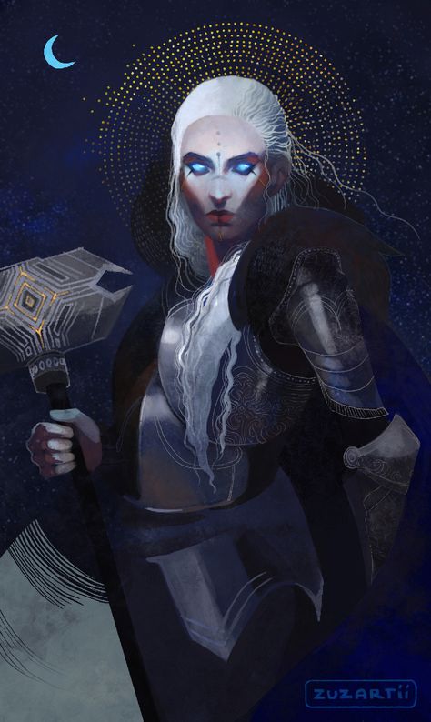 Tempest Cleric, Dragon Age Tarot Cards, Style Cyberpunk, Dragon Age Inquisition, Dungeons And Dragons Characters, Tarot Art, Female Character, Fantasy Rpg, Fantasy Inspiration