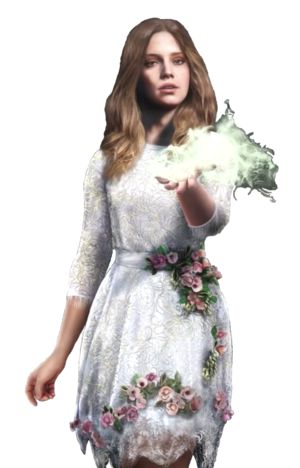 Faithcutout Faith Seed Cosplay, Faith Seed Far Cry 5, Faith Seed Fanart, Faith Seed, Seeds Color Palette, Girl In White Dress, Themed Tattoos, Seed Art, Seeds Color