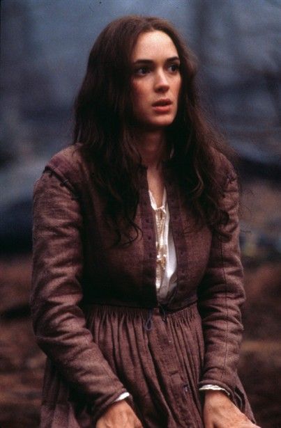 Winona Ryder as Abigail Williams in 'The Crucible' (1996) Puritan Clothing, Winona Rider, Castlevania Dracula, Salem Tv Show, Abigail Williams, Winona Forever, Film Costumes, The Crucible, The Scarlet Letter