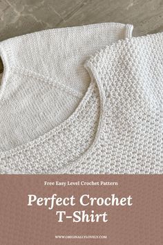 Cardigans Crochet, Lidia Crochet Tricot, Crochet Tee, Gilet Crochet, Crochet Sweater Pattern Free, Crochet T Shirts, Crochet Ladies Tops, Crochet Tops Free Patterns, Crochet Summer Tops