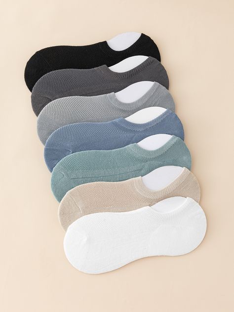 Multicolor  Collar  Fabric Plain Invisible Socks Embellished   Men Socks Casual Non-slip Socks, Mens Invisible Socks, Classic Affordable Men's Socks, Affordable Non-slip Socks, Functional Black Non-slip Socks, Fleece Socks, Halloween Socks, Invisible Socks, Men Socks