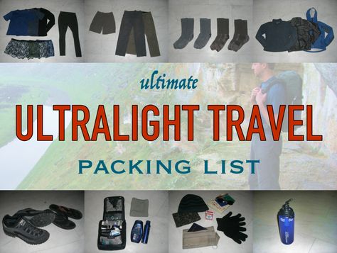 Backpacking Packing List, Minimalist Packing, Travel Packing List, Packing For Europe, Student Travel, Minimalist Travel, Camping Checklist, Packing List For Travel, Backpacking Packing