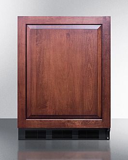 Built-in undercounter refrigerator-freezer for residential use, cycle defrost with a deluxe interior, panel-ready door, and black cabinet Undercounter Refrigerator, All Refrigerator, Built In Refrigerator, Wine Shelves, Deep Shelves, Digital Thermostat, Door Upgrade, Door Shelves, Compact Refrigerator