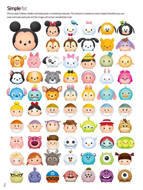 Kawaii Disney, Cute Disney Drawings, Pola Amigurumi, Disney Tsum Tsum, Disney Crafts, Tsum Tsum, Kawaii Drawings, Disney Drawings, Cute Disney