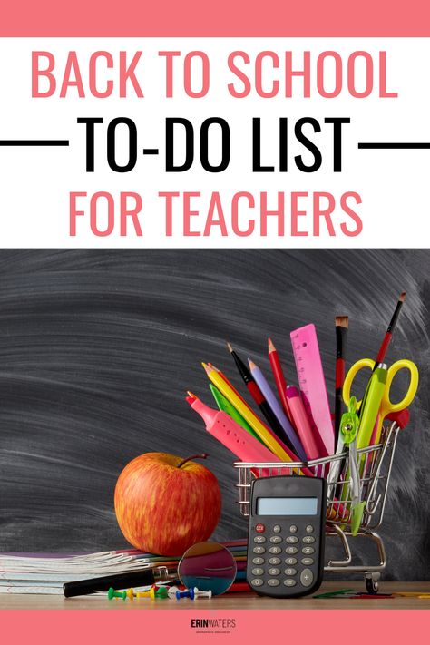 With back to school right around the corner, are you working to organize your classroom? Check out this blog post for my ultimate back to school list for teachers. This back to school to do list includes 100+ items to help elementary teachers. Included are teachers to do items for behind the scenes classroom prep, classroom communication, classroom setup, daily schedule, classroom routine and procedure and much more. Read here for all of these back to school classroom ideas. Back To School Teacher Ideas, Back To School Themes For Elementary, Back To School Classroom Ideas, Daily Schedule Classroom, School Classroom Ideas, Schedule Classroom, School To Do List, Back To School For Teachers, Prep Classroom