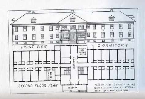 Old Dorm Plan 1917 | Plan for the dormitory building designe… | Flickr College Dorm Building Exterior, Dorm House Floor Plan, Dorm Building Floor Plan, Dormitory Building Design, Boarding School Dorm Floor Plan, School Dorm Building, Student Dormitory Floor Plan, Boarding School Floor Plan, Dorm Building Exterior