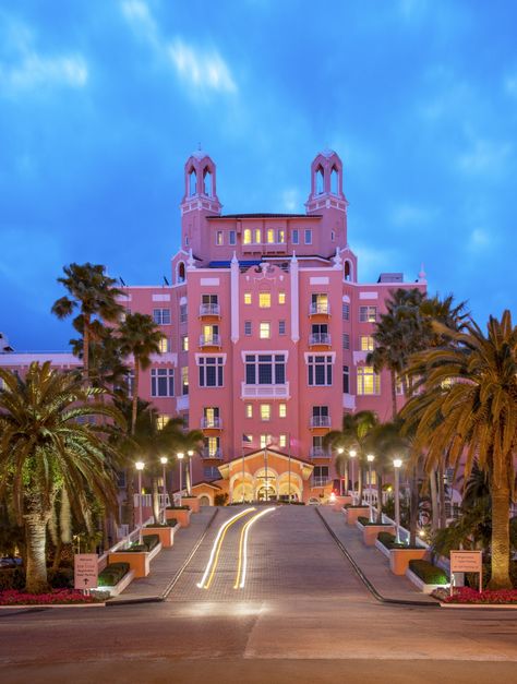 Famous Hotels, Bourbon Orleans Hotel, Don Cesar Hotel, Don Cesar, Girl Vacation, Chelsea Hotel, Pink Palace, Hotel Del Coronado, Haunted Hotel