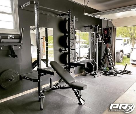 Post by PRx Performance Workout Rooms, Home Gym, Make It, Farmhouse, Gym, White