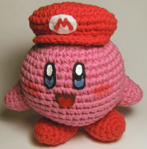 Kirby Super Smash Brothers Amigurumi Crochet Pattern Crochet Kirby, Crochet Poncho Patterns Kids, Crochet Poncho Kids, Mario Crochet, Crochet Toys Free Patterns, Crochet Toys Free, Crochet Poncho Patterns, Crochet Amigurumi Free Patterns, Smash Brothers