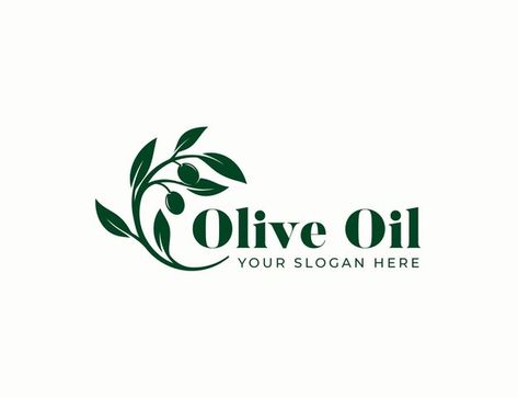 Premium Vector | Dripping olive branch oil logo template Olive Oil Logo, Oil Logo, Healthy Logo, Logo Guidelines, Olive Oil Brands, Baby Logo Design, Olive Oil Packaging, Circle Logo Design, Logo Process