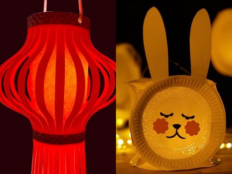 Moon Festival Lanterns Diy, Mid Autumn Lantern Diy, Moon Festival Crafts For Kids, Festival Activities For Kids, Mid Autumn Festival Lantern, Mid Autumn Festival Craft, Autumn Moon Festival, Festival Crafts, Festival Activities