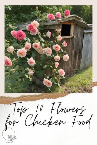 Top 10 Flowers for Chicken Food – Tinselwood Farm Flowers For Chickens, Plants For Chickens, Bee Balm Flower, Bachelor Button Flowers, Chicken Coop Garden, 10 Flowers, Chicken Eating, Chicken Feeder, List Of Flowers