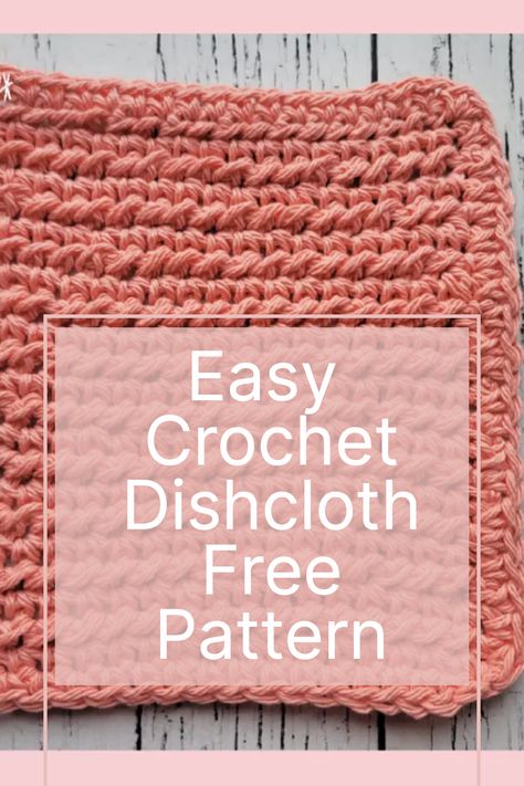 beginners crochet dishcloth free pattern Easy Crochet Dishcloth, Crochet Washcloth Free Pattern, Crochet Dishcloth Pattern, Crochet Washcloth Free, Crochet Dish Cloth Free Pattern, Dishcloth Patterns Free, Crochet Washcloth Pattern, Dishcloth Crochet Pattern, Washcloth Pattern