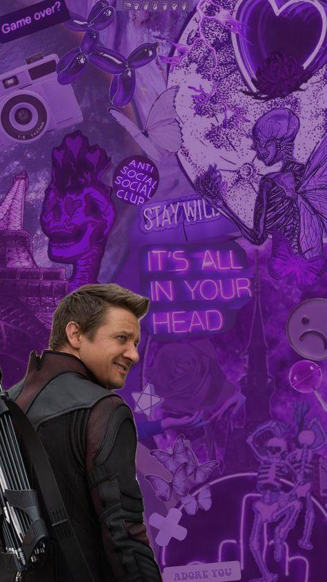 #purple #hawkeye #clintbarton #clint #barton #purpleaesthetic #wallpaper #marvel #marvelcomics #marvelcharacter #comics Marvel Wallpaper Purple, Clint Barton Wallpaper, Hawkeye Wallpaper, Wallpaper Marvel, Wallpaper Purple, Marvel Avengers Movies, Clint Barton, Avengers Movies, Marvel Wallpaper