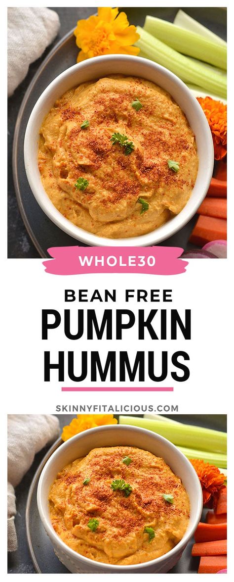 Hummus Without Chickpeas, Paleo Hummus, Paleo Pumpkin Recipes, Pumpkin Recipes Dinner, Healthy Pumpkin Recipes, Pumpkin Recipes Healthy, Pumpkin Hummus, Hummus Dip, Pumpkin Recipes Easy