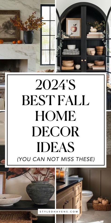 Searching for cozy fall home decor? We bet a *venti* PSL you'll be obsessing over these neutral fall decor ideas as much as we are! In 2024, modern fall decor trends are full of deep jewel tones & moody fall room decor - and we are *here* for it! Whether you just want to browse some pretty fall decor inspiration, or want to plan your fall house decor /c fall apartment decor in advance - *these* are the simple fall home decor ideas you need to see! (+Fall living room decor, fall mantle decor) Simple Fall Mantle, Indoor Fall Decor Ideas, Living Room Decor Fall, Neutral Fall Decor Ideas, Indoor Fall Decor, Fall Apartment Decor, Fall Home Decor Ideas, Fall Mantle Decor, Modern Fall Decor