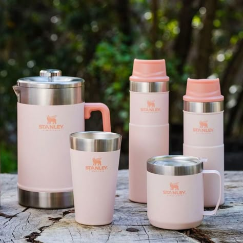 Coffee Thermos Aesthetic, Copo Starbucks, Stanley Bottle, Perfect Lipstick Shade, Stanley Mug, Stanley Thermos, Stanley Products, Outdoor Camping Kitchen, Trendy Water Bottles