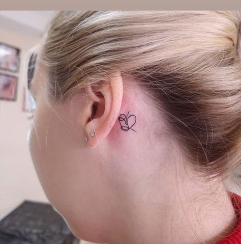 Behind The Ear Tattoo Ideas Semicolon, Mental Health Butterflies Tatoos Ideas, Butterfly Recovery Tattoo, Mental Health Tatoos Design Healing, Deep Meaning Tattoos For Women, Semi Colon Behind Ear Tattoo, Mental Health Tatoos Design Simple, Tattoos Ocd, Semi-colon Tattoo Behind The Ear