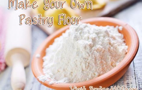 What Is Pastry Flour, Pantry Mixes, Budget 101, Meal Hacks, How To Make Pastry, Cheap Recipes, Homemade Condiments, Homemade Pastries, Inexpensive Meals