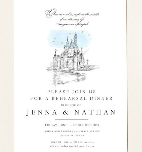 Castle Cupcakes, Castle Cake Topper, Disney Bridal Showers, Dinner Party Invitations, Engagement Party Invitations, Party Venues, Gift Table, Disney Theme, Disney Wedding