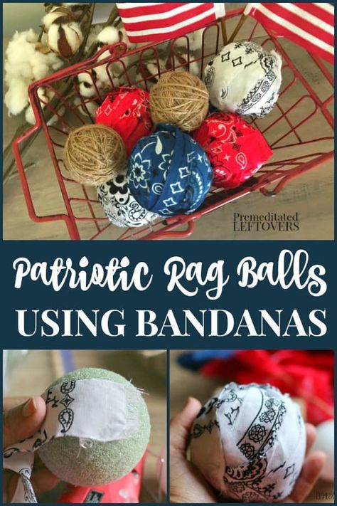 Patriotic Dough Bowl Ideas, America Crafts, Pioneer Crafts, Americana Summer, Rag Balls, Patriotic Diy, 4th July Crafts, Usa Decor, Look Festival