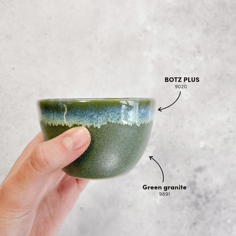 Botz Glaze, Botz Glaze Combinations, Green Granite, Ceramic Glaze Recipes, Glaze Recipe, A Level Art, Glaze, Stoneware, Ceramics