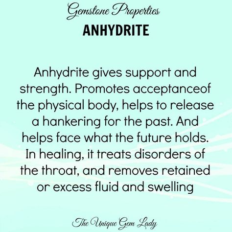 Anhydrite Crystal Meaning, Pagan Nature, Crystal Seashells, Earth Gift, Gemstone Properties, Spiritual Crystals, Gemstone Meanings, Meditation Crystals, Crystal Healing Stones