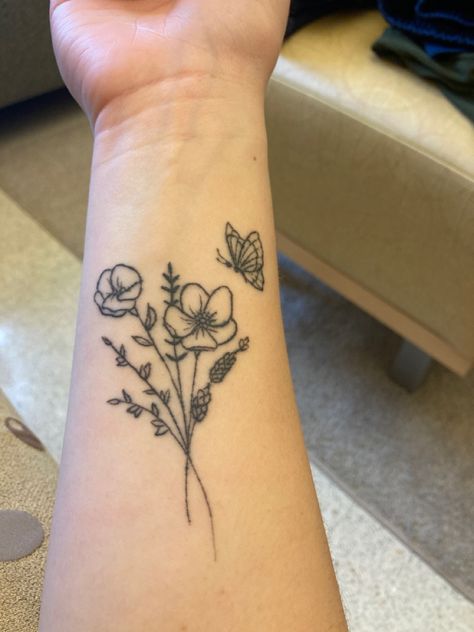 Semi-colon Flower Tattoo Design, Semi-colon Tattoo Floral, Semi Colons Tattoos, Flower Semi Colon Tattoos, Butterfly Semi Colon, Flower Semi Colon, Butterfly Tattoo With Semi Colon, Semi-colon Butterfly Tattoo, Semi Colon Butterfly