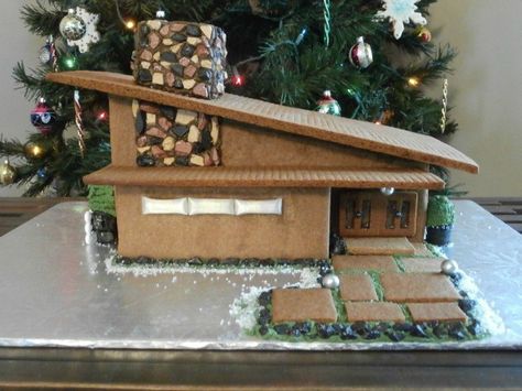 ginger 2015 // movita beaucoup Modern Gingerbread House, Graham Cracker Gingerbread, Graham Cracker House, Graham Cracker Gingerbread House, Gingerbread House Template, House Cookies, Gingerbread Ideas, Homemade Gingerbread, Gingerbread House Parties