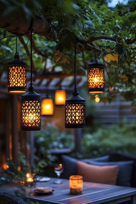 Light up your garden the eco-friendly way with DIY solar-powered lanterns! This project is perfect for adding sustainable lighting to your outdoor space while reducing energy consumption. 🏡✨ #SolarLanterns #EcoFriendlyLighting #GardenDIY #SolarPoweredProjects #GreenLiving Solar Chandelier Outdoor, Outdoor Lantern Ideas, Diy Solar Lanterns, Outdoor Solar Lighting, Garden Lighting Diy, Solar Lantern Lights, Solar Chandelier, Sustainable Lighting, Solar Lights Diy