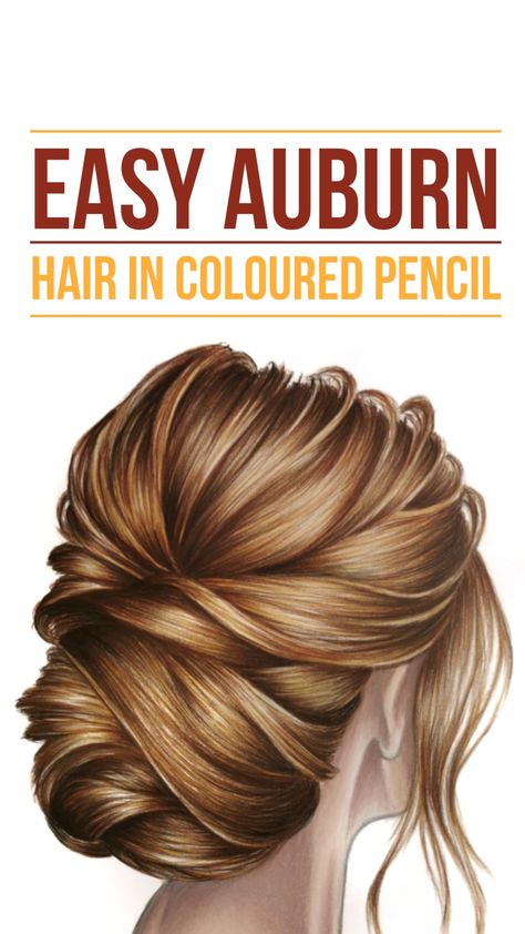 Hair Color Illustration Colour, Prismacolor Art Tutorials, Watercolour Hair, Realistic Hair Drawing, Colored Pencil Art Projects, Pencil Tutorial, Embracing Diversity, Art Deco Paintings, Prismacolor Art