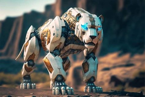 Robot Lion, Robot Animal, Dragon Knight, Blue Beetle, Robot Design, Robot Art, Robots Concept, Robot Concept Art, Futuristic Technology