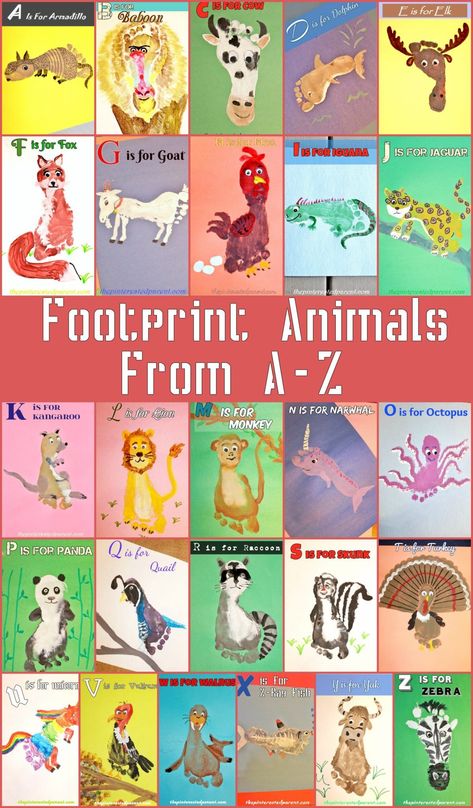 Footprint Crafts are my favorite. I have a box full of my daughter’s footprints throughout her life and have many in frames as artwork for her playroom. These are wonderful keepsakes that I will have…Continue Reading… Footprint Animals, L Is For Lion, Animal Footprints, Footprint Crafts, The Crafts, Footprint Art, Handprint Crafts, Daycare Crafts, About Animals