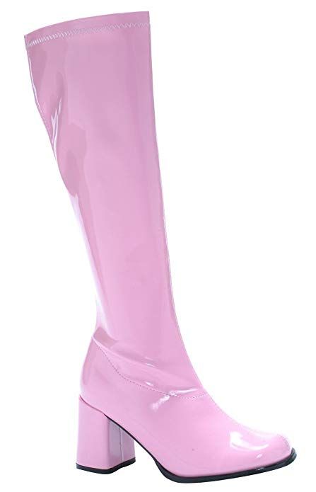 Pink Boots Outfit, Daphne Blake, Ellie Shoes, Gogo Boots, Pink Boots, Fancy Shoes, Black Barbie, New Rock, Zipper Boots