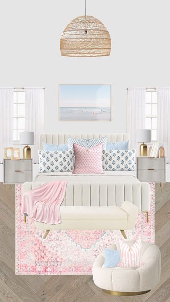 Check out elllygrace's Shuffles Preppy Bedroom, Cute Rooms, College Dorm Room Decor, College Apartment Decor, Dorm Room Inspiration, Dorm Inspo, College Room, Rooms Decor, Makeover Bedroom