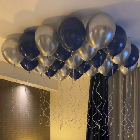 Total Balloon 250 & Blue Foil Curtain 2 Pc for With metallic balloon ,Happy Birthday Streamer & Some balloons in seeling Just only 1,299 Call know+919560481939 Silver Streamers, Birthday Streamers, Balloon Happy Birthday, Balloon Ceiling, Foil Curtain, Metallic Balloons, Blue Foil, Blue Balloons, Ceiling Decor