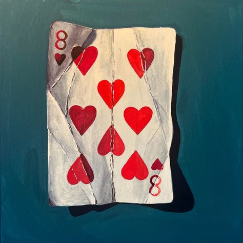 Some of my favorite playing card paintings. Today’s Ave of Diamonds is still available. #gouachepainting #stilllifepainting #artistsoninstagram #painteveryday #colorfulart #gouache #dailypainting #dailyart #utahartist #makearteveryday #gouacheartist #art #painting #illustration #illustrationartist #artofinstagram Playing Cards Painting, Objects To Paint, Isaiah Rashad, Object Painting, Cards Painting, Life Drawing Reference, Painting Gouache, Year 9, Ceramic Wall Art