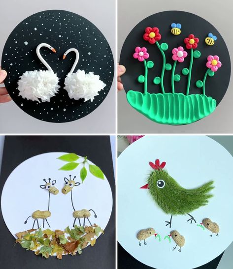 Children's Day Craft, Diy Best Out Of Waste, Recycled Material Art, Recycled Artwork, Recycle Material, Paper Butterfly Crafts, Art Craft Ideas, Waste Art, Craft From Waste Material