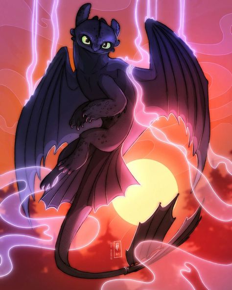 Have A Wonderful Wednesday, Httyd Toothless, Dragon Character, Night Fury Dragon, Breathing Fire, Httyd Art, Toothless Dragon, Cute Night Lights, Wonderful Wednesday