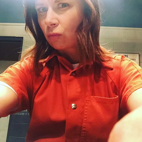 This time last week Genevieve was in jail daydreaming about Octopus balls and Boyle (aka @joelotruglio) on @brooklyn99fox watch tonight make sure he doesn't flirt with anyone. #prisonselfie #Brooklyn99 by marylynnrajskub Jail Clothes, Octopus Balls, Brooklyn 9 9, Airport Pictures, Jail Cell, In Prison, Instagram Likes, Octopus, Make Sure