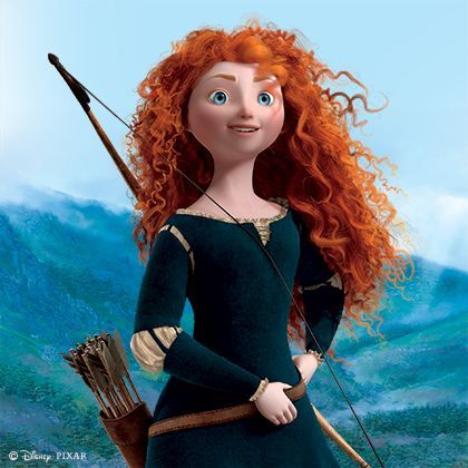 Prenses Merida, Scottish Princess, Redhead Costume, Easy Easter Crafts For Kids, Merida Disney, Blur Picture, Brave Princess, Guitar Illustration, Cute Disney Characters