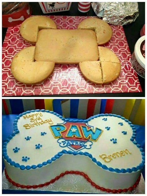 Paw Patrol  Cake                                                                                                                                                      Más                                                                                                                                                                                 Más Paw Patrol Torte, 4de Verjaardag, Paw Patrol Birthday Cake, Paw Patrol Cake, Paw Patrol Birthday Party, Patrol Party, Puppy Birthday, Paw Patrol Party, Paw Patrol Birthday