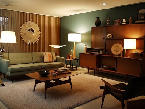 Design Time Capsule: Exploring Interior Styles of the 1950s, 1960s, and 1970s » Redecor 60s Interior Design, 1960s Interior Design, 1970s Interior Design, 1960s Interior, 60s Home Decor, 60s Interior, 70s Interior Design, 60s Home, 1960s Home