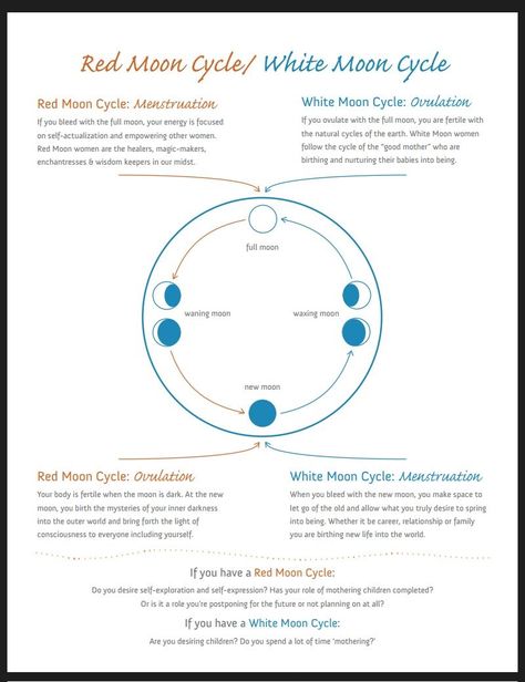 EMPRESS SIN ALYSS on Twitter: "Red & White Moon Cycles✨… " Red Moon Cycle, Woman Health, Womb Healing, Moon Time, New Moon Rituals, Moon Cycle, Full Moon Ritual, Menstrual Health, White Moon