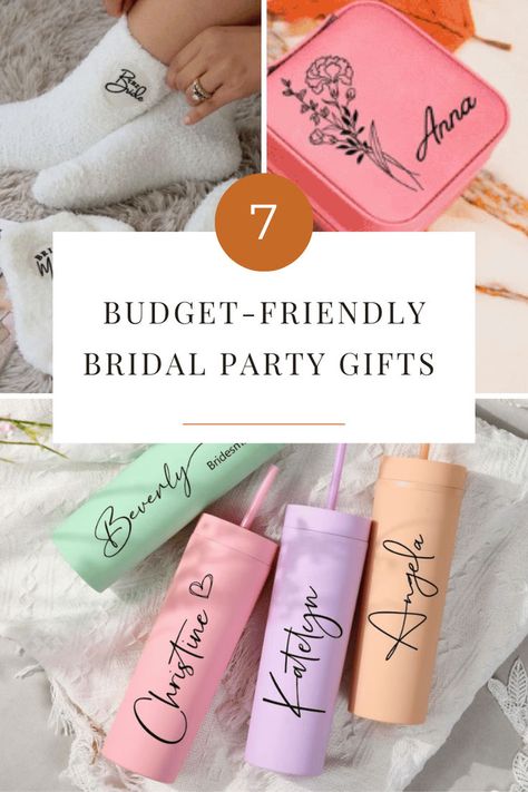 Looking to impress your bride tribe without breaking the bank? Discover our top 7 budget-friendly bridal party gifts. These unique, personalized tokens are sure to delight your bridesmaids and make your special day even more memorable! Bride Tribe Ideas, Bride Tribe, Bridal Party Gifts, The Bank, Gifts Ideas, Party Gifts, Budget Friendly, Bridal Party, Special Day