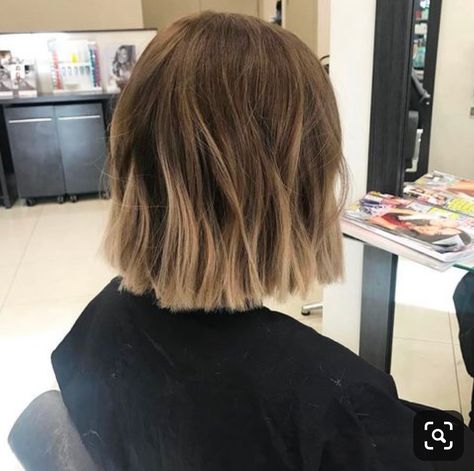 Short Bob Hairstyles Balayage, Short Hair Reverse Balayage, Baliage Bob, Ombre Short Bob, Highlights Bob, Short Balayage, Babylights Hair, Balayage Bob, Natural Ombre