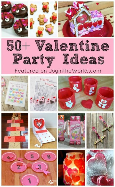 Valentines Day Party Ideas, Class Party Ideas, Classroom Valentines Party, Valentines Class Party, Valentine's Day Party Games, Valentine Party Game, Valentines Day History, Valentines Bookmarks, Day Party Ideas