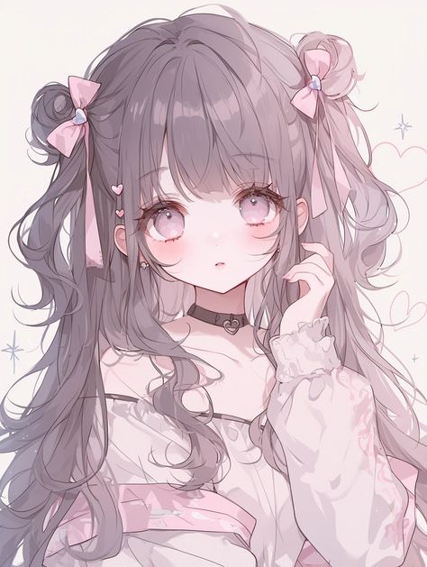 Cute Profile Pictures Girly, Cute Art Wallpaper Aesthetic, Anime Girlies Cute, Cute Anime Style, Manga Aesthetic, Manga Poses, Cute Sketches, Chibi Anime Kawaii, Anime Child