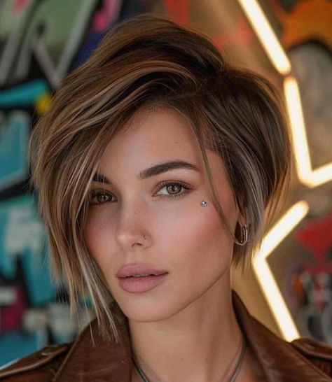 Asymmetrical Haircut, Long Pixie Hairstyles, Edgy Short Hair, Long Pixie, Sassy Hair, Short Hair Haircuts, Short Bob Hairstyles, Pixie Hairstyles, Short Hair Cuts For Women