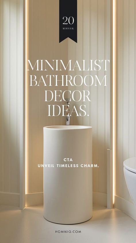 20 Minimalist Bathroom Decor Ideas for Stylish Simplicity


Bring effortless elegance to your bathroom with minimalist decor. Discover inspirations from the French bathroom for timeless charm. #EffortlessElegance #MinimalDecor Restroom Decor Ideas, Minimalist Powder Room, Minimalist Bathroom Decor, Monochromatic Decor, French Bathroom, Open Showers, Minimalist Rugs, Restroom Decor, Geometric Lighting